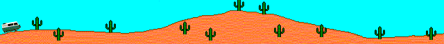 Driving through the Mexican desert